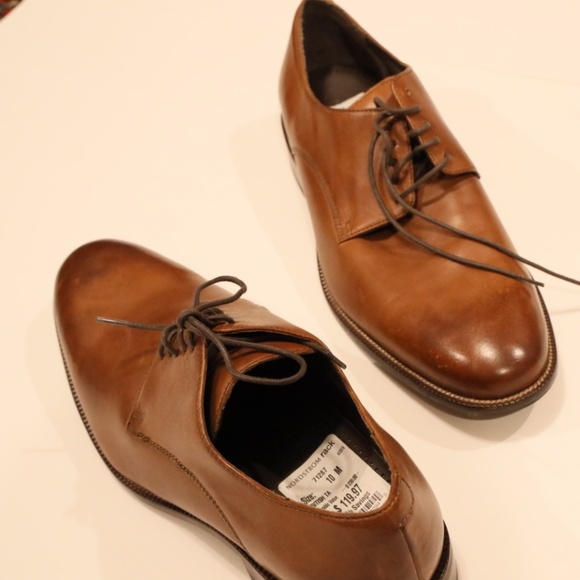 Brown Cole Haan Leather Oxford Dress Shoes, SIZE 10, BRAND NEW
